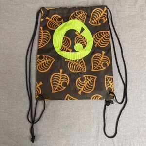 Animal Crossing New Horizons Drawstring Bag Backpack Nintendo CultureFly Leaves